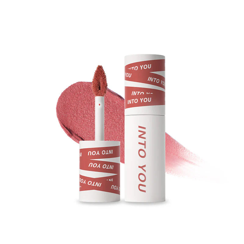 INTO YOU SHERO SUPER MATTE LIP & CHEEK MUD EM11-Rouge Peach