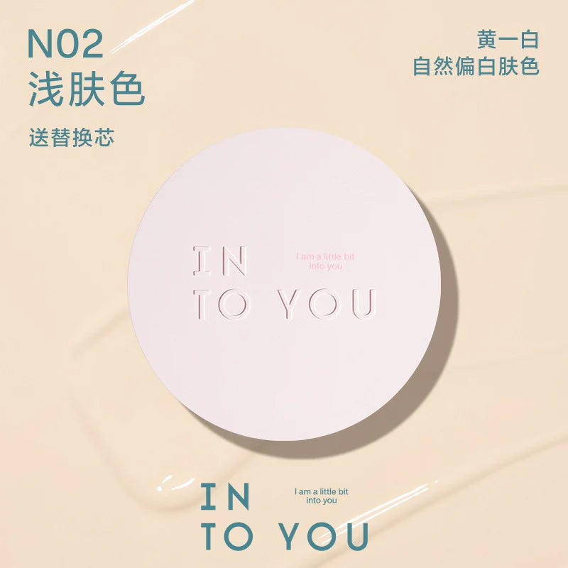 INTO YOU LONG LASTING CUSHION FOUNDATION + 1 REFILL N02 LIGHT BEIGE