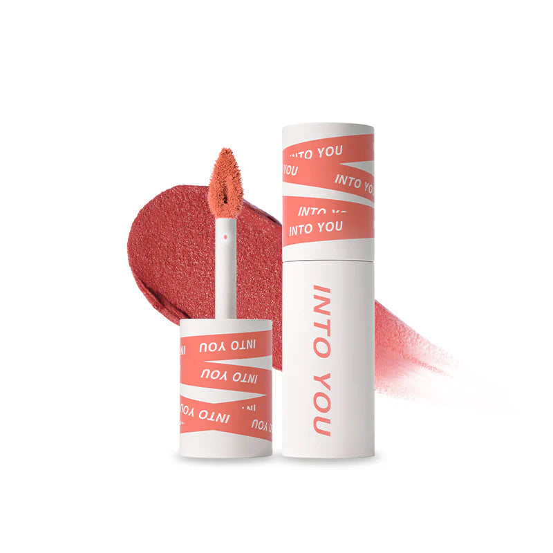 INTO YOU SHERO SUPER MATTE LIP & CHEEK MUD EM13-Coral Red