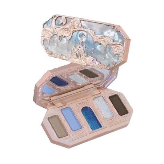 Flower Knows Moonlight Mermaid Series Five-Color Jewelry Eyeshadow Palette (05 Moonlight Land)