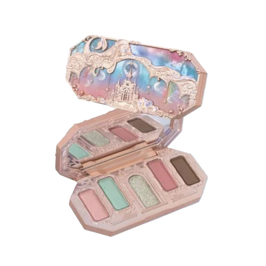 Flower Knows Moonlight Mermaid Series Five-Color Jewelry Eyeshadow Palette (03 Ocean Siren)