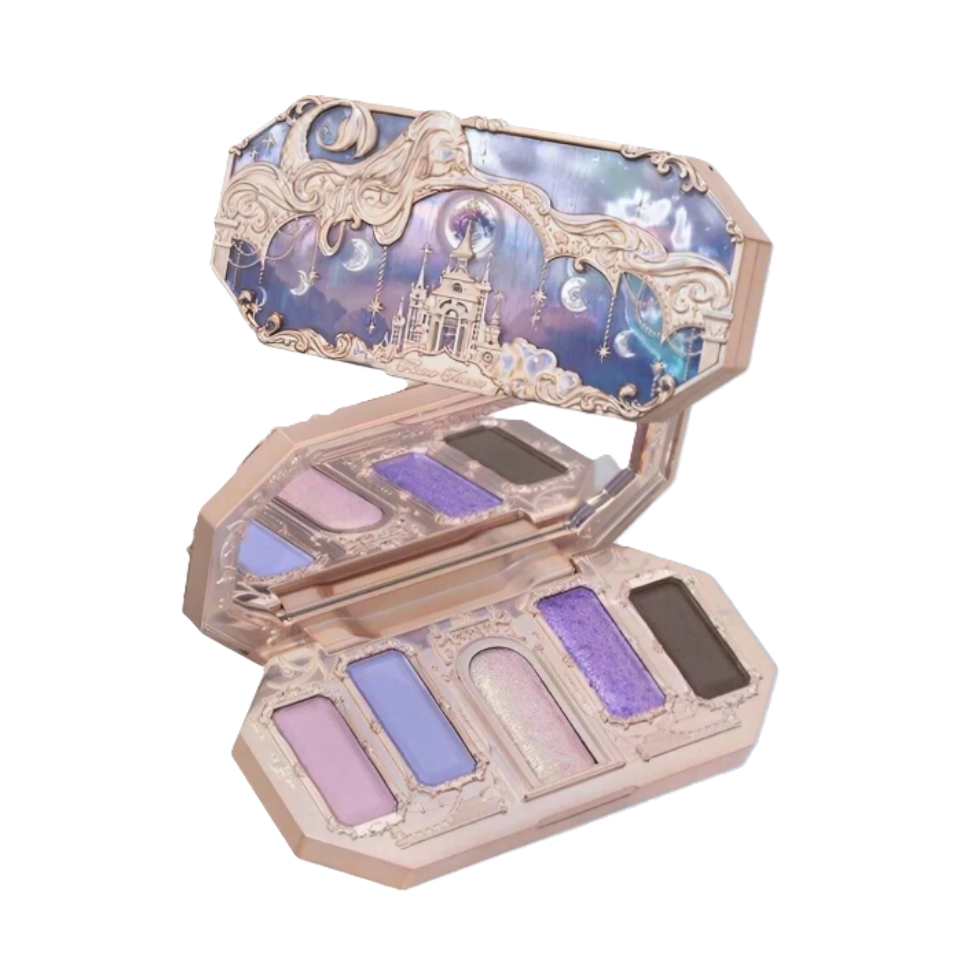 Flower Knows Moonlight Mermaid Series Five-Color Jewelry Eyeshadow Palette (04 Mermaid's Dream)