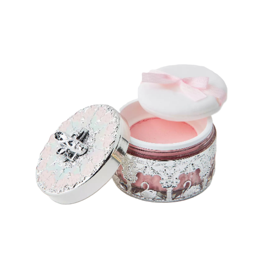 Flower Knows Swan Ballet Music Box Loose Setting Powder 01 Pearl Snowflake