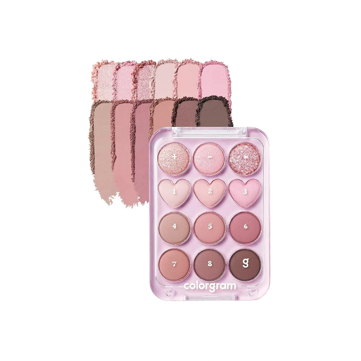 Colorgram Pin Point Eyeshadow Palette 02 Pink+Mauve