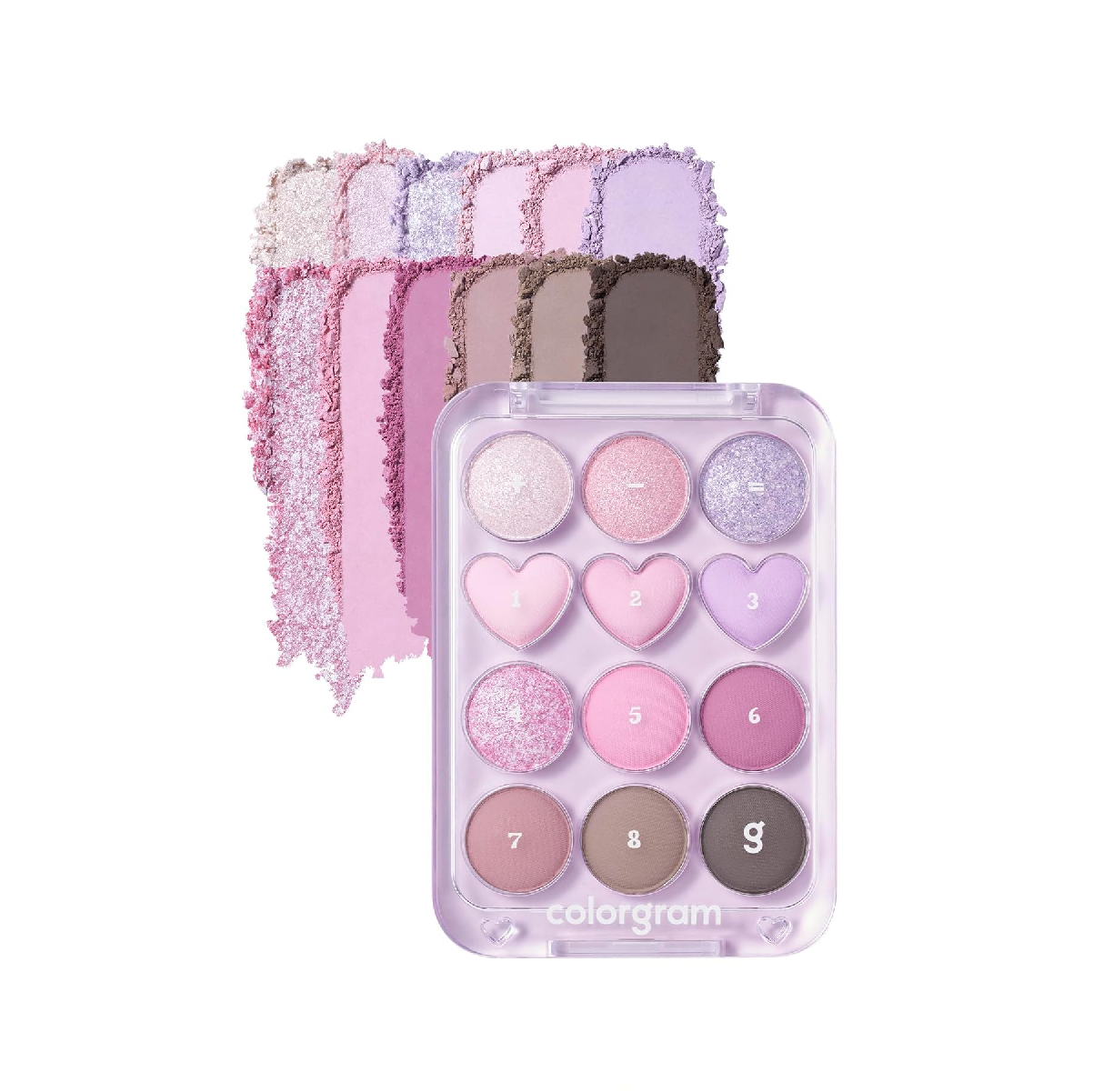 Colorgram Pin Point Eyeshadow Palette 03 Pink+Lavender