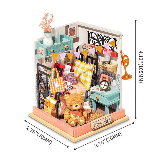 ROBOTIME DIY MINI HOUSE SWEET DREAM – BEDROOM